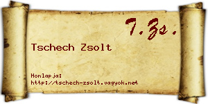 Tschech Zsolt névjegykártya